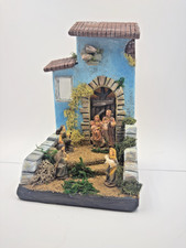 Presepe Artigianale in Polistirolo – Natività con Casa e Personaggi Tradizionali