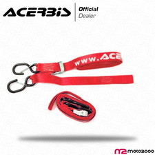 COPPIA CINGHIE BORDEAUX 25mm ACERBIS 600 kg FISSAGGIO TRASPORTO MOTO SCOOTER