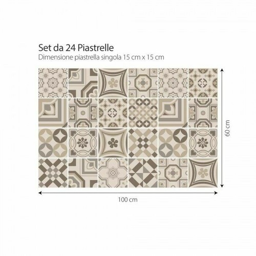 Kit adesivi piastrelle - 24, pz