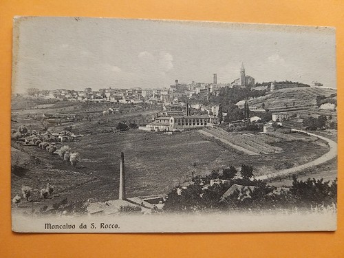 Moncalvo veduta da - (asti).,