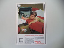 advertising Pubblicità 1968 TELEVISORE REX P17 P 17