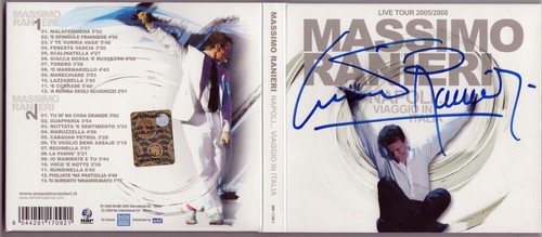 Massimo ranieri signed album - ranieri,