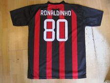 *RONALDINHO* MAGLIA CALCIO VINTAGE- MILAN FOOTBALL CLUB