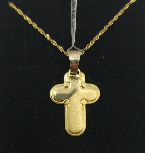 Pendente catena oro - e, 18k