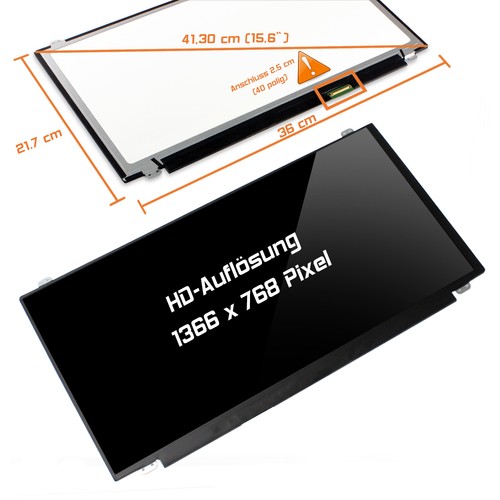Display led lucido - 15,6",