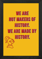 Poster citazione storia con