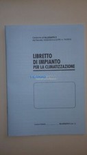 LIBRETTO DI IMPIANTO PER LA