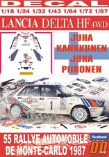 DECAL LANCIA DELTA HF 4WD J