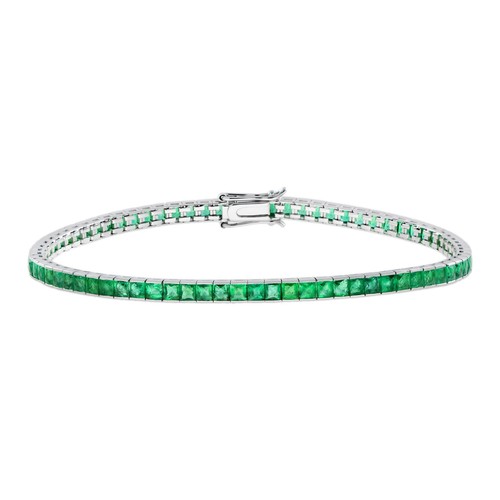 Bracciale oro bianco kt - bianco,