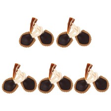 5 paia di bottoni in corno per l'abbigliamento i bottoni per cucire