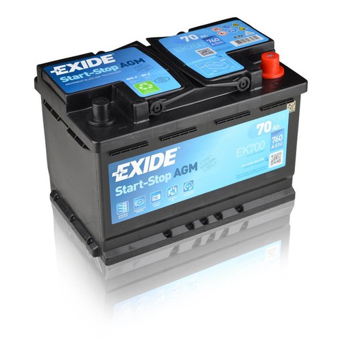 Batteria exide ek700 12v 70ah - ek700,