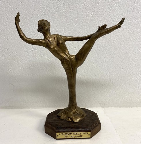 Scultura bronzo dorato figura - bronzo,