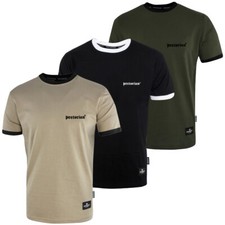 PRETORIAN T-shirt uomo Pit Bull Hooligans small logo deserto militare casual 