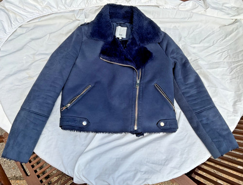 Giacca stile biker foderata - , in