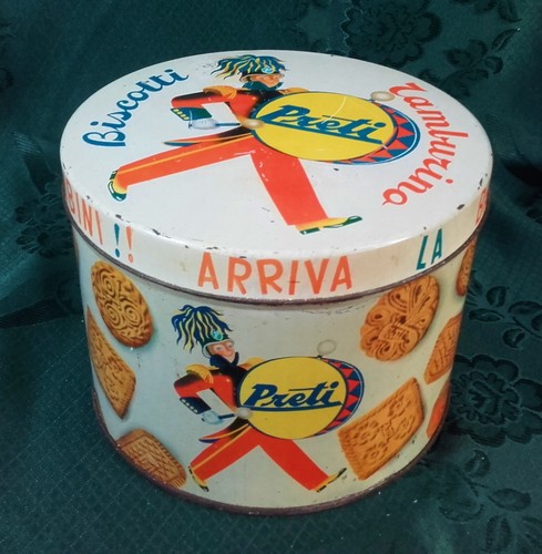 Barattolo latta biscotti - barattolo,