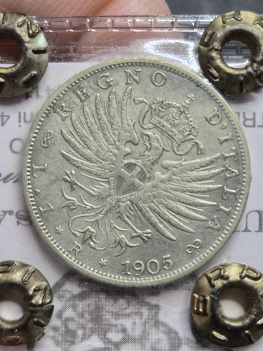 Lira 1905 vittorio - 1,