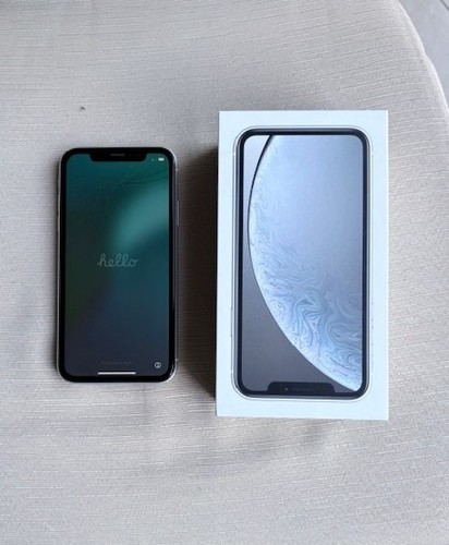 Iphone white 128gb apple - xr,