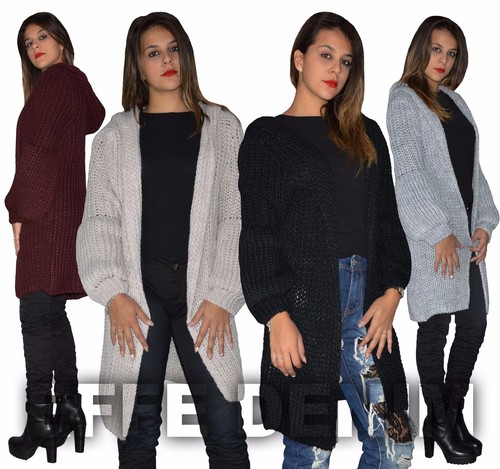 Maxi cardigan donna - maxi,