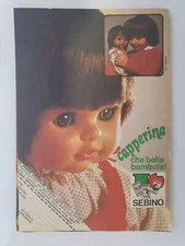 PUBBLICITA' ADVERTISING CAPPERINA CHE BELLA BAMBOLA - SEBINO TOYS