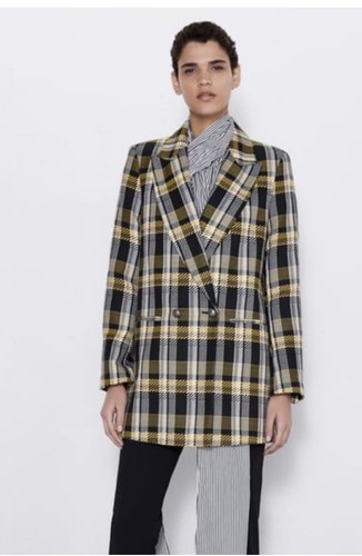 Blazer zara oversize giallo - oversize,