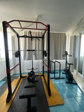 Home Gym completa Domyos – Panca, Rack, Cyclette, Pesi, Bilancieri
