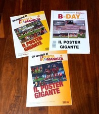 ROMA  RIVISTA ROMANISTA 3 POSTER DE ROSSI  TOTTI  NO RIVISTA MAGLIA CALCIO