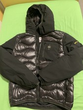 Giubbotto Blauer nero con logo sulla spalla