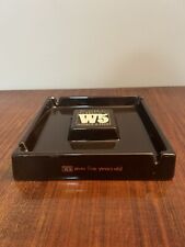 Grande Posacenere Pubblicitario Scotch Whisky W5 Double U Five In Ceramica