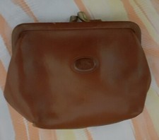 Portamonete Pelle Marrone vintage The Bridge in ottime condizioni. 12 X 9,5 cm