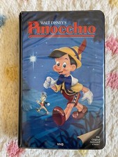 Disney Pinocchio VHS Black