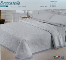 Copriletto Broccatello 100%
