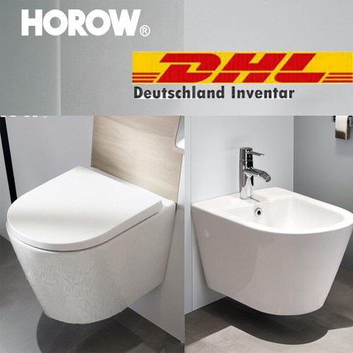 Sospeso senza bordo lavabo - wc,