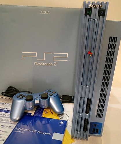 Sony playstation ps2 aqua - sony,