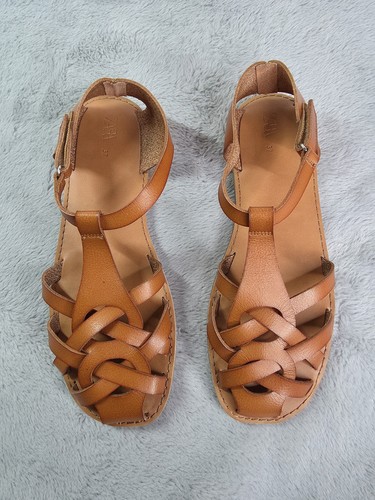Zara leather sandals - , size