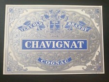 Etichetta liquore chavignat - etichetta,