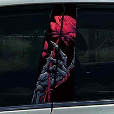 2x Teschio Mano Rosa Romantico