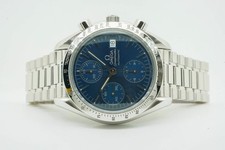 Omega Speedmaster Date Automatic 351180 3511.80 39mm Blue Dial 10691U