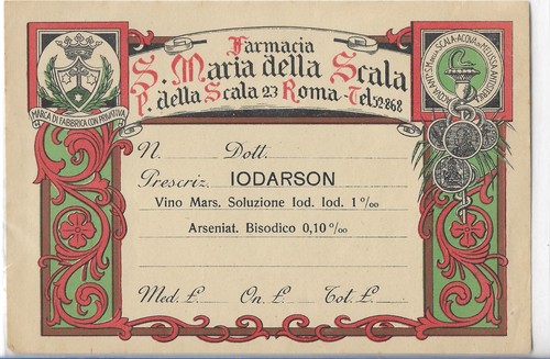188 ricevuta epoca - d'epoca, storica