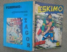 ZAGOR ZENITH 130 ESKIMO  ORIGINALE OTTIMO GENNAIO 1972