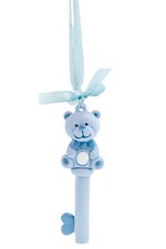 BOMBONIERA CHIAVE AZZURRA CON