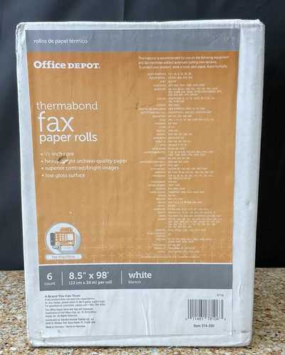 Carta fax thermabond piedi - 98,