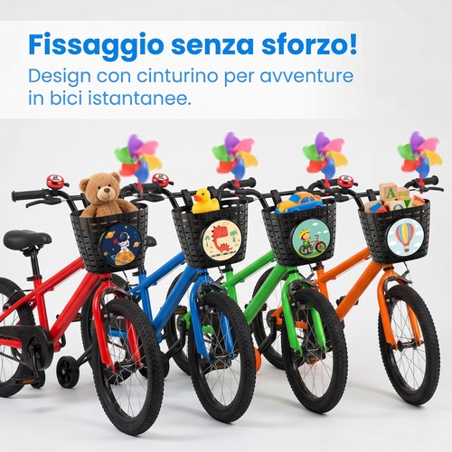 Cestino manubrio bici - manubrio,