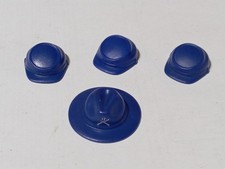 PLAYMOBIL CAPPELLO E CAPPELLI BLU UFFICIALE SOLDATO YANKEE NORDISTA UNIONISTA