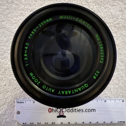 Quantaray auto zoom 5 f - 1:38-4.5,