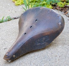 Sella vintage Brooks B72 in pelle Raleigh Seat Klunker Cruiser Spring Rivendell