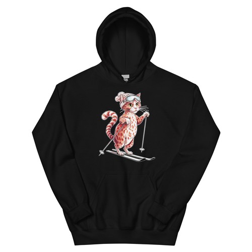 Felpa con cappuccio devon rex - felpa,