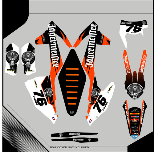 Grafiche adesivi per ktm exc - grafiche,
