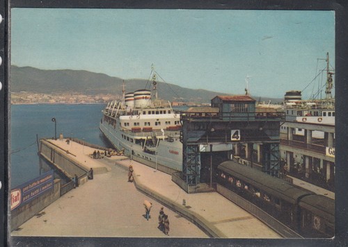 Cartolina messina imbarco - messina, dei