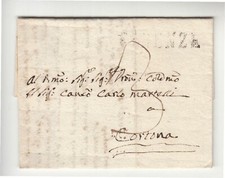 1837 ROMAGNA TOSCANA lettera GALEATA-SANSEPOLCRO+3 Craz+a CANONICO MARTELLI-e326