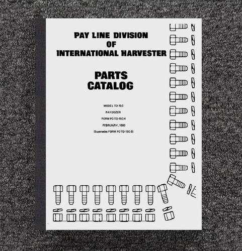 Manuale ricambi paydozer - manuale,